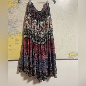 Vintage Made in India 100% Cotton Boho Maxi